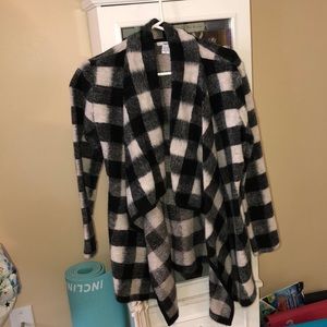 Plaid cardigan